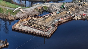 Baufortschritt an der Schlossbrücke, Anfang Februar 2025.jpg&nbsp;&copy;&nbsp;H3 Entwicklungsgesellschaft