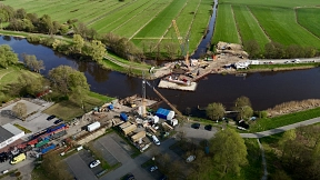 Baufortschritt an der Schlossbrücke, Mitte April 2025.jpg&nbsp;&copy;&nbsp;H3 Entwicklungsgesellschaft