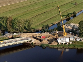 Baufortschritt an der Schlossbrücke, Mitte September 2024&nbsp;&copy;&nbsp;H3 Entwicklungsgesellschaft