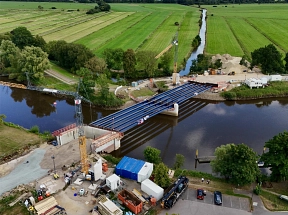Baufortschritt Schlossbrücke Ende August 2025&nbsp;&copy;&nbsp;H3 Entwicklungsgesellschaft
