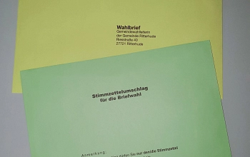 Briefwahl Briefumschläge