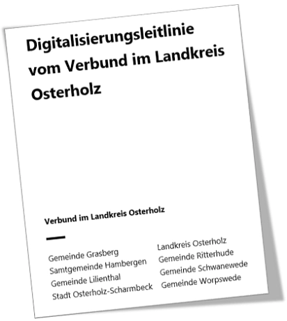 Deckblatt der Digitalisierungsleitlinie&nbsp;&copy;&nbsp;Landkreis Osterholz